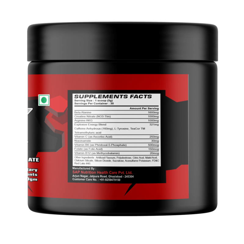 Rdx Pre Workout 150gm - Image 3