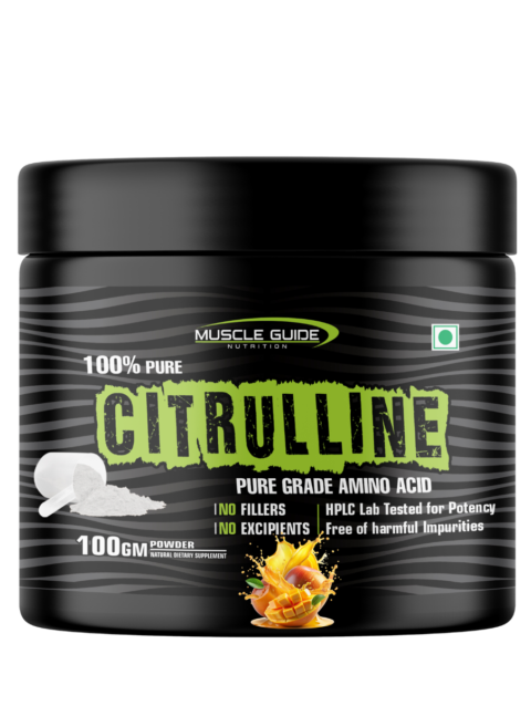 Muscle Guide Citrulline 100gm Powder - Mango