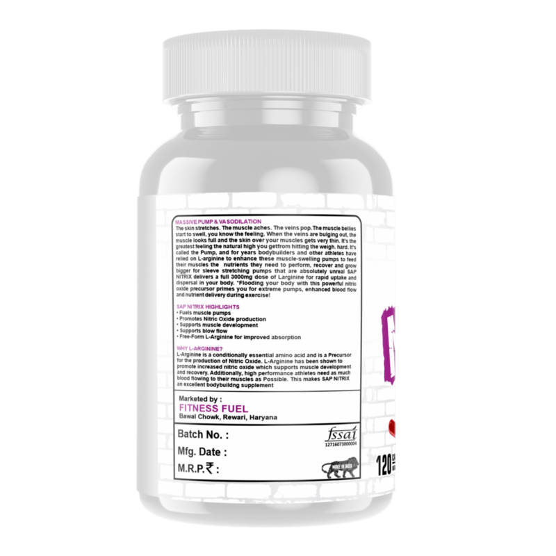 Nitrix 120 Capsule 1000mg - Image 2