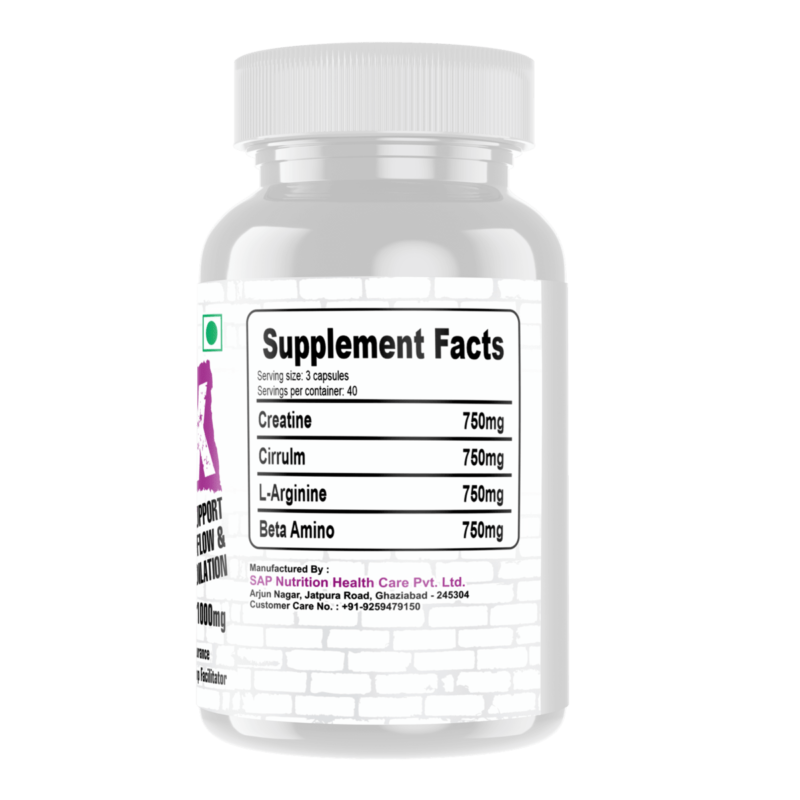 Nitrix 120 Capsule 1000mg - Image 3