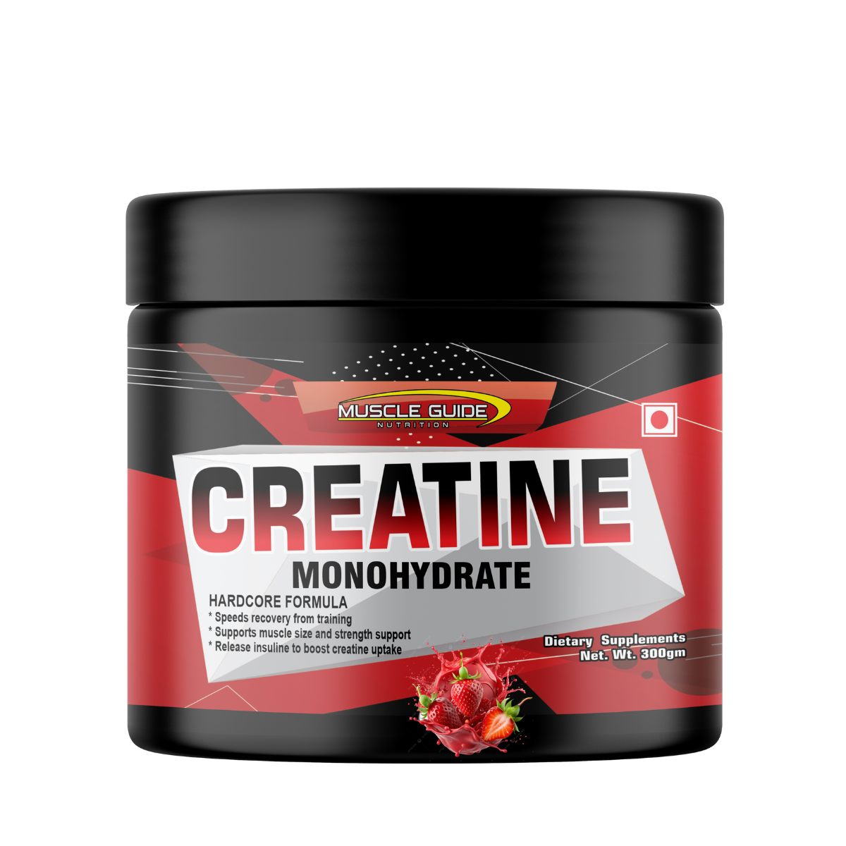 Muscle Guide Creatine Monohydrate Strawberry 300gm