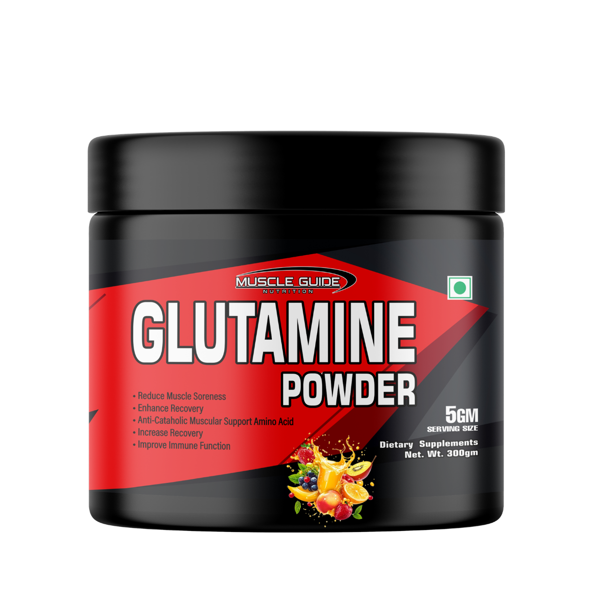 Muscle Guide Glutamine Mix Fruit 300gm Powder