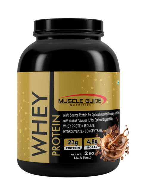 Muscle Guide Whey Protein Coffee 2kg, 4.4lbs